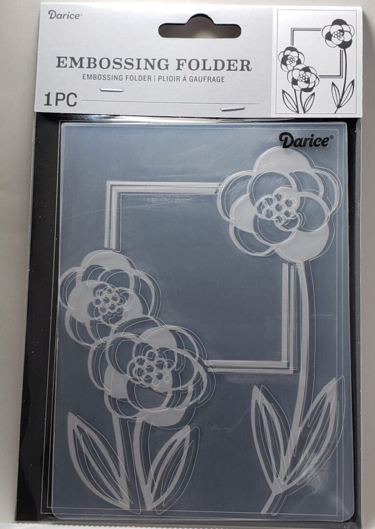 Darice Embossing Folder, Flowers 30041352 – KarensHobbyRoom
